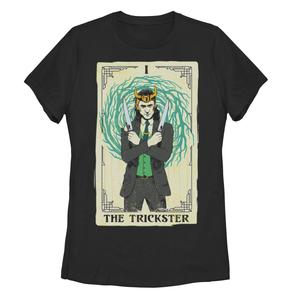 Футболка с изображением Таро Marvel Loki Trickster для юниоров Licensed Character