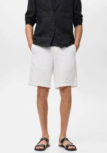 Шорты Mango WITH AN ELASTIC WAISTBAND, White