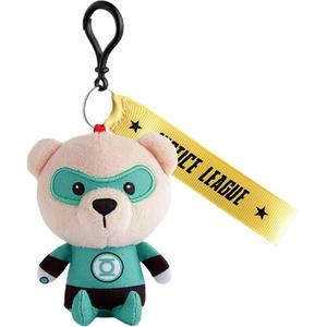 Кукла-брелок Warner, Justice League Cool Bear, плюш, высота 10 см HUGKIS
