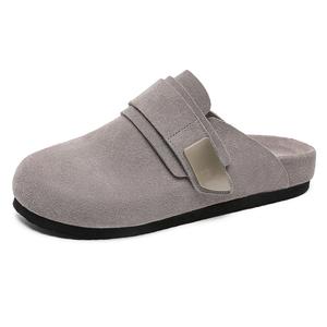 MUYI Мужские закрытые тапочки серые, цвет Gray[Men's]