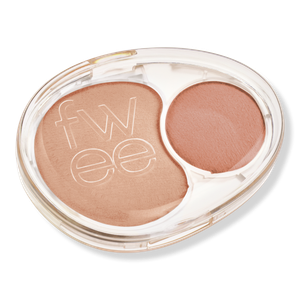 Нежные двойные румяна fwee, ND02 DOWN TEMPO (sand beige & nudy brown)