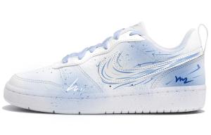 Nike Court Borough Low top Детские скейтбординг кроссовки Blue White Подростки