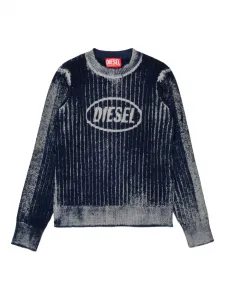 Свитер Kandelerod с логотипом Diesel Kids, синий