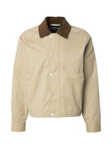 Куртка межсезонная Abercrombie & Fitch, коричневый/светло-коричневый