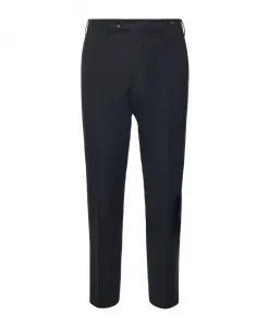 Синие брюки с застежкой-молнией и пуговицей Michael Coal, синий