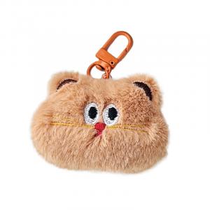 Плюшевый кулон с котенком высотой 5 см A little tide to play, коричневый