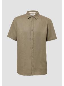 Рубашка 7880_оливково-зеленого цвета s.Oliver