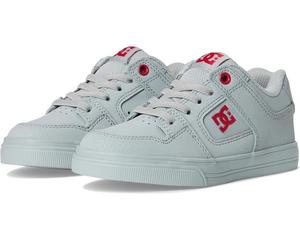 Кроссовки DC Kids Pure Elastic, цвет Grey/Grey/Red 2