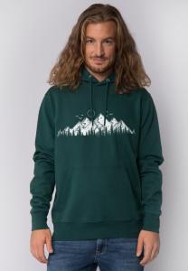Худи watapparel MOUNTAINS, Glazed Green/Dark Green