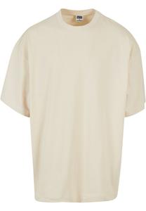 Базовая футболка HUGE Urban Classics, белый песок