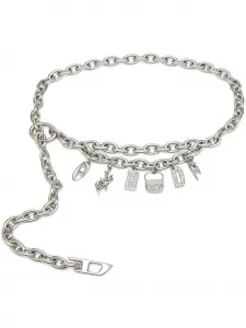 Ремень-цепочка с подвеской DIESEL, серебяный