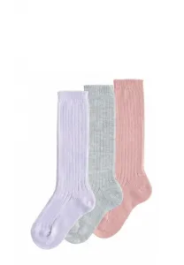 Свободные носки (3 шт. в упаковке) Next, Pink Grey