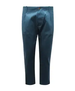 Мятые брюки, изготовленные в Италии. Nine In The Morning, синий