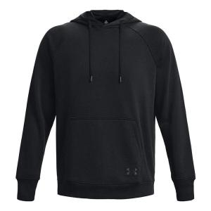 Толстовка heavyweight terry hoodie 'black' Under Armour, черный