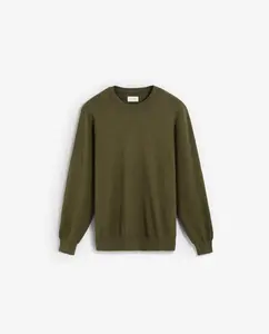 Мужской шерстяной свитер с круглым вырезом Scalpers, хаки