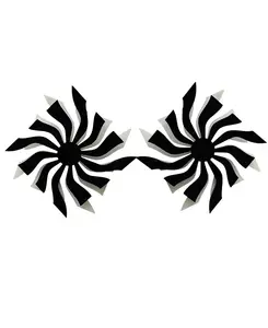 Шпильки-Спиннеры Swanky Designs, black