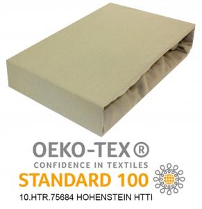 Простыня 120х200см, трикотаж БЕЖЕВЫЙ, простыня из 100% ХЛОПКА Timex-Pol