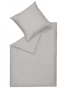 Комплект постельного белья из перкаля Стираный светло-серого цвета ESPRIT, 140x200 см
