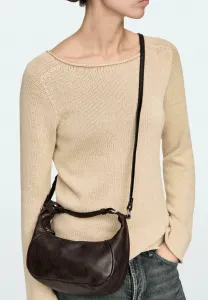 Сумка с пряжкой Massimo Dutti, Dark Brown