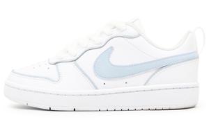 Court Borough Crow Manufacturing, детские кроссовки для скейтбординга Dusty Blue Low Top для подростков Nike, синий/белый