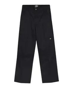 Черные брюки прямого кроя с логотипом. Dickies, черный