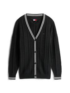 Вязаный кардиган Tommy Jeans, черный