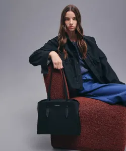 Сумка-тоут Allyn с удлиненными ручками (черная) Charles & Keith