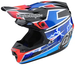 Квалификационный внедорожный шлем Troy Lee SE5 Troy Lee Designs, красный/черный