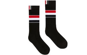 Носки до середины икры женские THOM BROWNE, 1 пара (Черный)