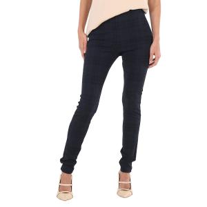 Берберри Миднайт Неви Чек Принт Стретч Джерси Леггинсы Burberry, темно-синий