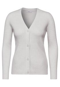 Вязаный кардиган CECIL, светло-серый