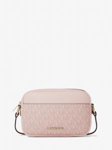 Сумка через плечо Jet Set Small Signature Logo Camera Michael Kors Outlet, powder blush