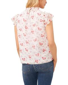 Блуза CeCe Elastic Neck Blouse, цвет Ultra White