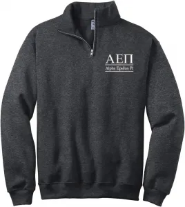Толстовка Alpha Epsilon Pi Quarter Zip Sorority Letters Shop
