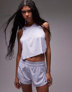 Шорты Aeroswift Dri-FIT со средней посадкой и плиссе, фиолетового цвета Nike Running