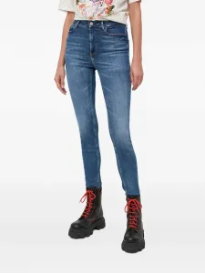 Джинсы скинни 1981 с карманами GUESS USA, синий