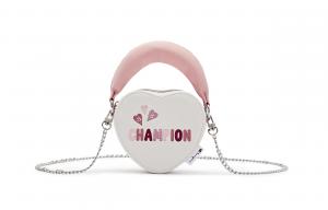 Champion Сумка женская малая розовая из синтетической кожи с текстильной мозаикой, Pink