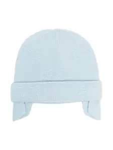 Шерстяная шапка бини с логотипом GG Gucci Kids, синий