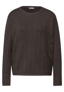 STREET ONE Свитер в темно-коричневом цвете