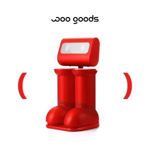 Массажная ванночка для ног WGSYX1AX DW с автоматическим массажем икр для домашнего использования WOO GOODS, красный