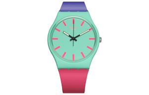 SWATCH Часы Women's 34mm Green Watch GG215