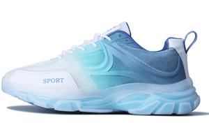 Дышащие низкие повседневные кроссовки Unisex FZG, бело-синие