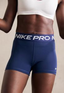 Леггинсы Nike Performance SHORT, Midnight Navy/White/Dark Blue