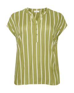 Блузка KAFFE CURVE Sida, светло-зеленый