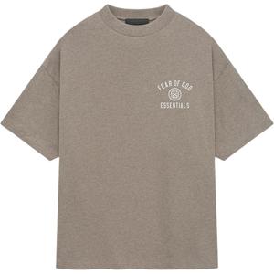 Jersey Crewneck Tee Fear Of God Essentials, серый