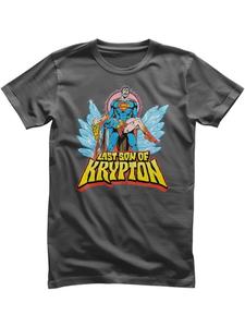 Футболка Последний сын Криптона серого цвета Superman