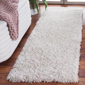 Ковер-дорожка SAFAVIEH, 69 x 244 см, Classic Shag Collection, Ivory, ручной работы, идеально для помещений с высокой проходимостью в гостиной, спальне (SG240V)