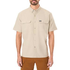 Быстросохнущая рабочая рубашка Big & Tall Smith's Workwear с короткими рукавами, цвет Light Khaki