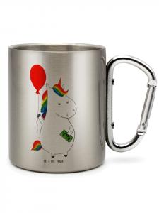 Воздушный шар-кружка Единорог без слов, серебряный Mr. & Mrs. Panda