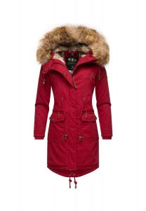 Зимнее пальто изюм NAVAHOO, цвет Blood Red